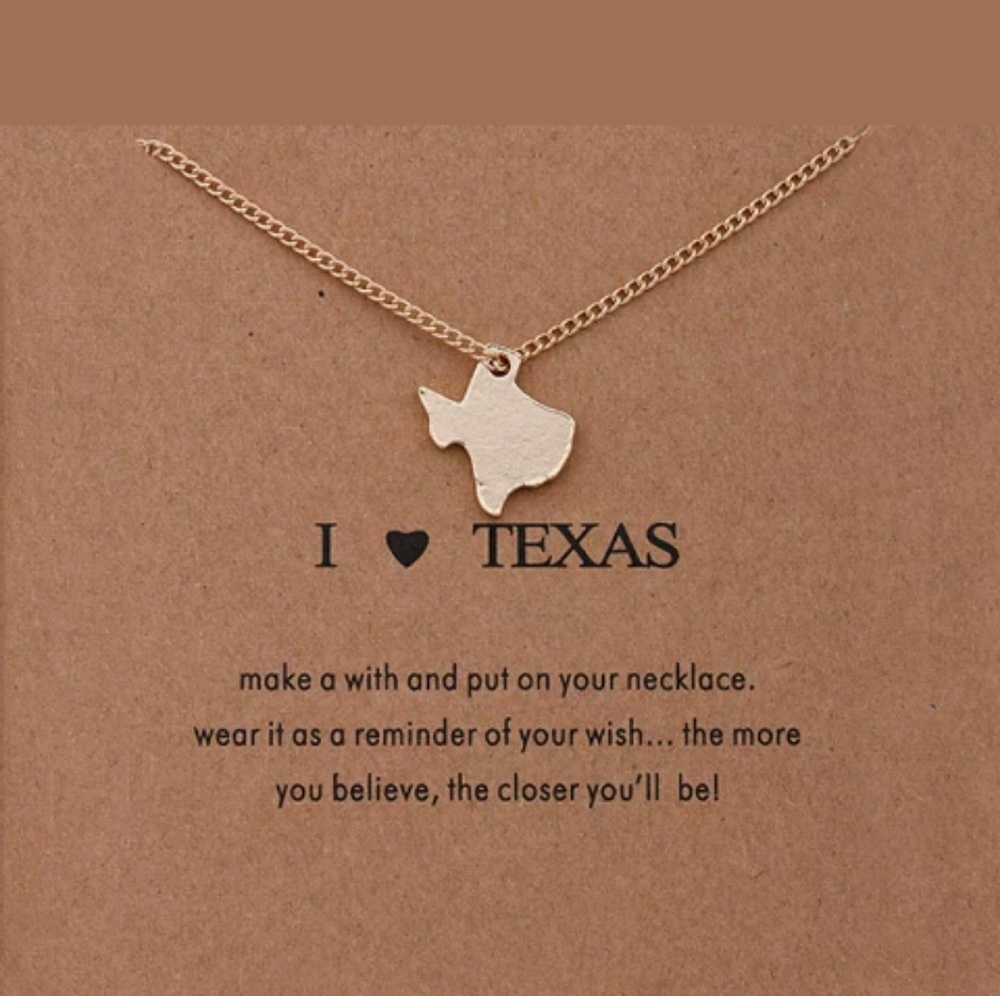Gold Texas Necklace